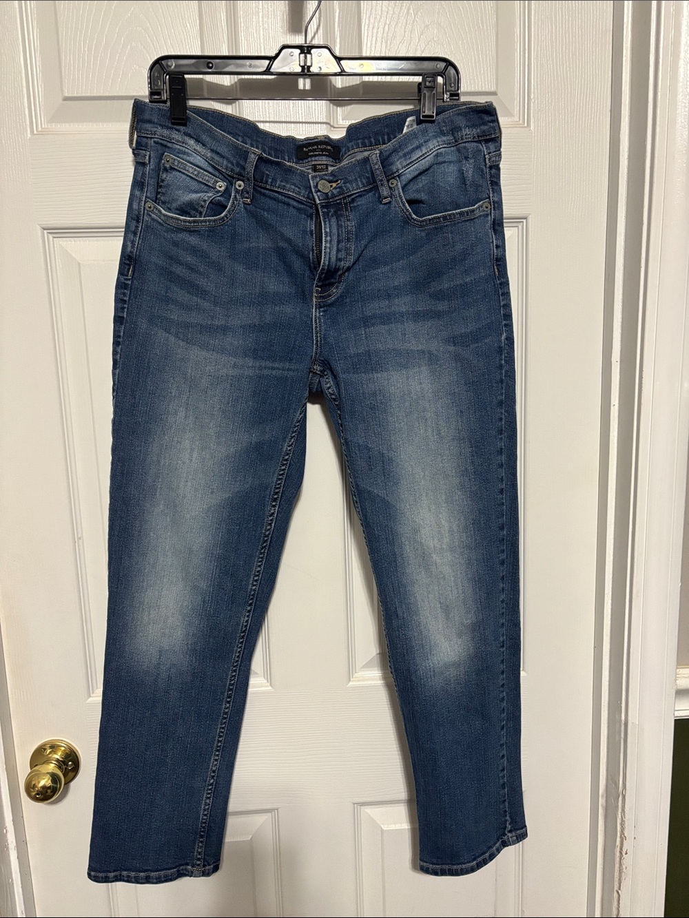Ladies, banana republic factory, dark wash, girlfriend, jeans, size 31